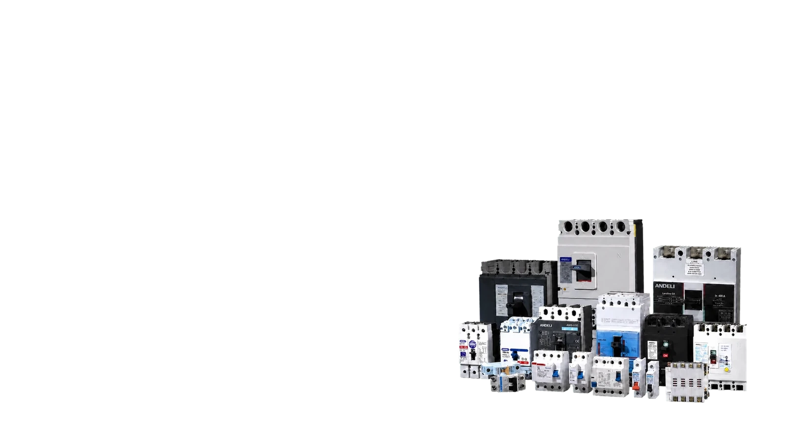 Andeli circuit breakers and automatic transfer switches