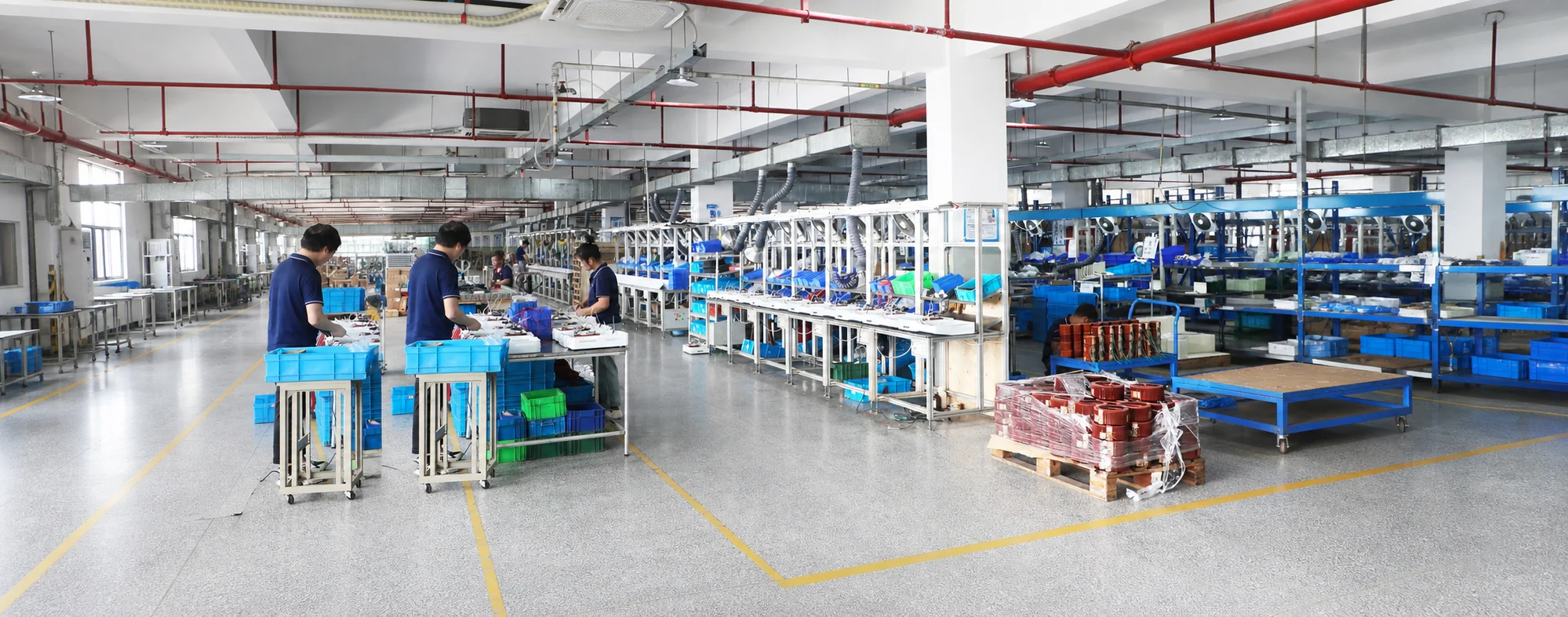 Voltage stabilizer production workshop